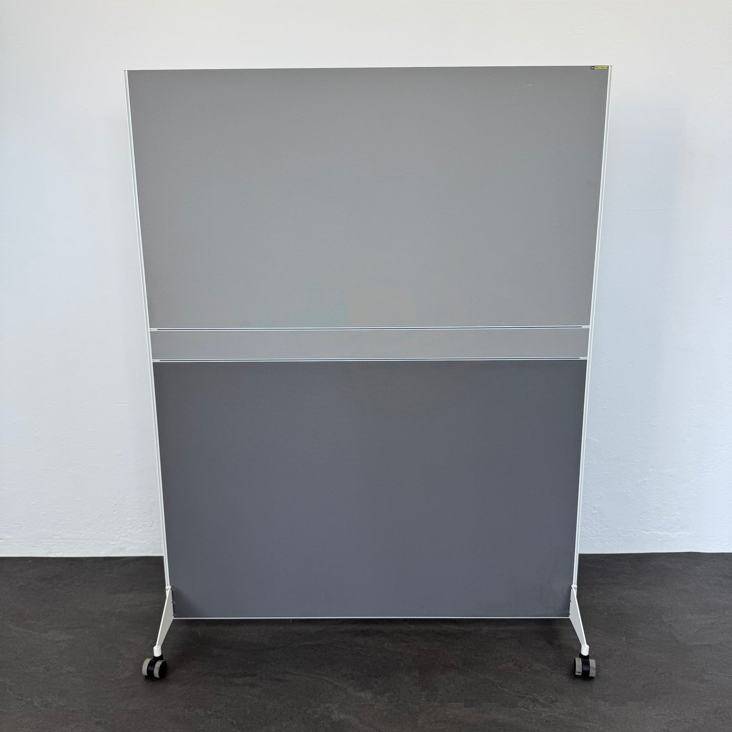 Steelcase Partio Wall Trennwand in Anthrazit und Grau