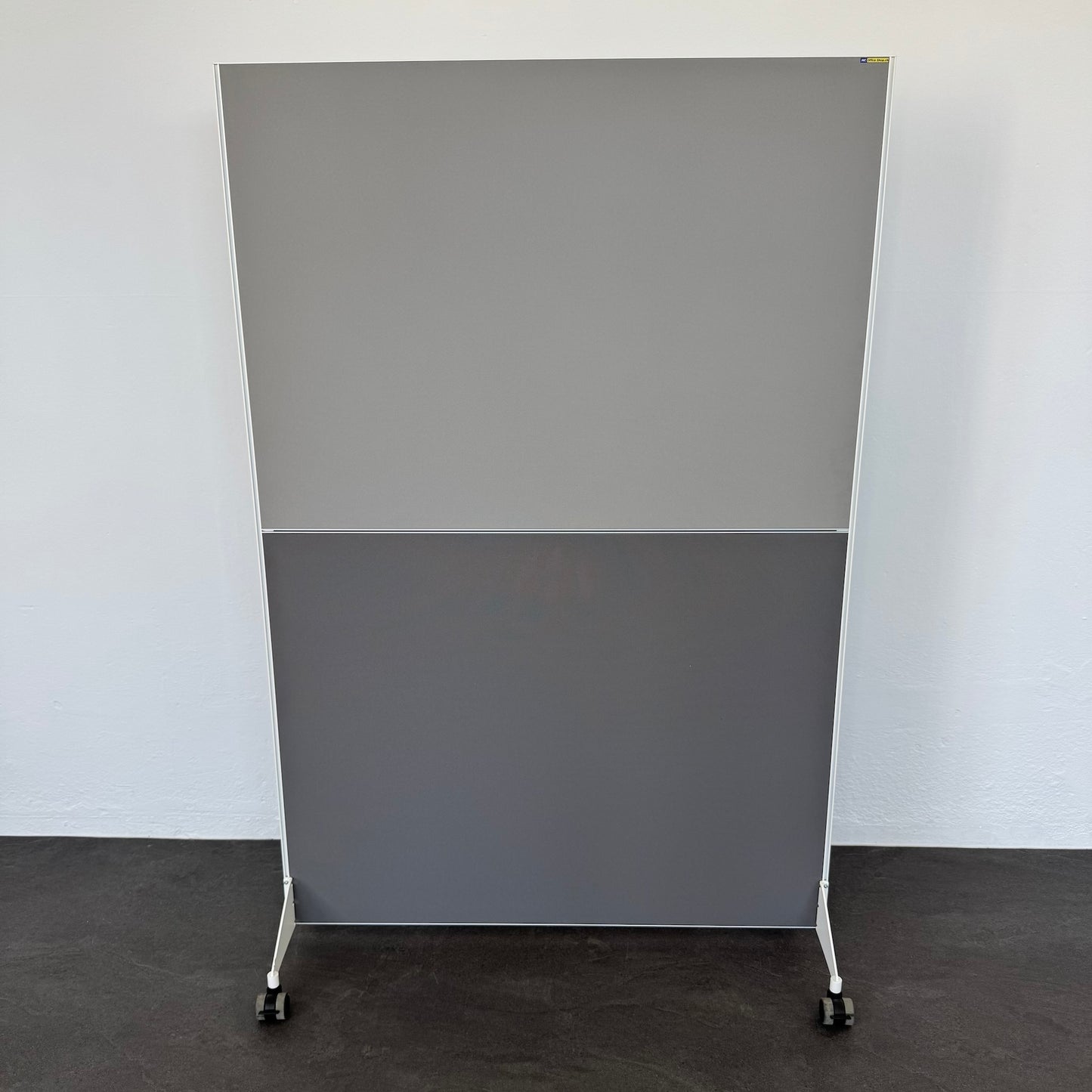 Steelcase Partio Wall Trennwand in Anthrazit und Grau