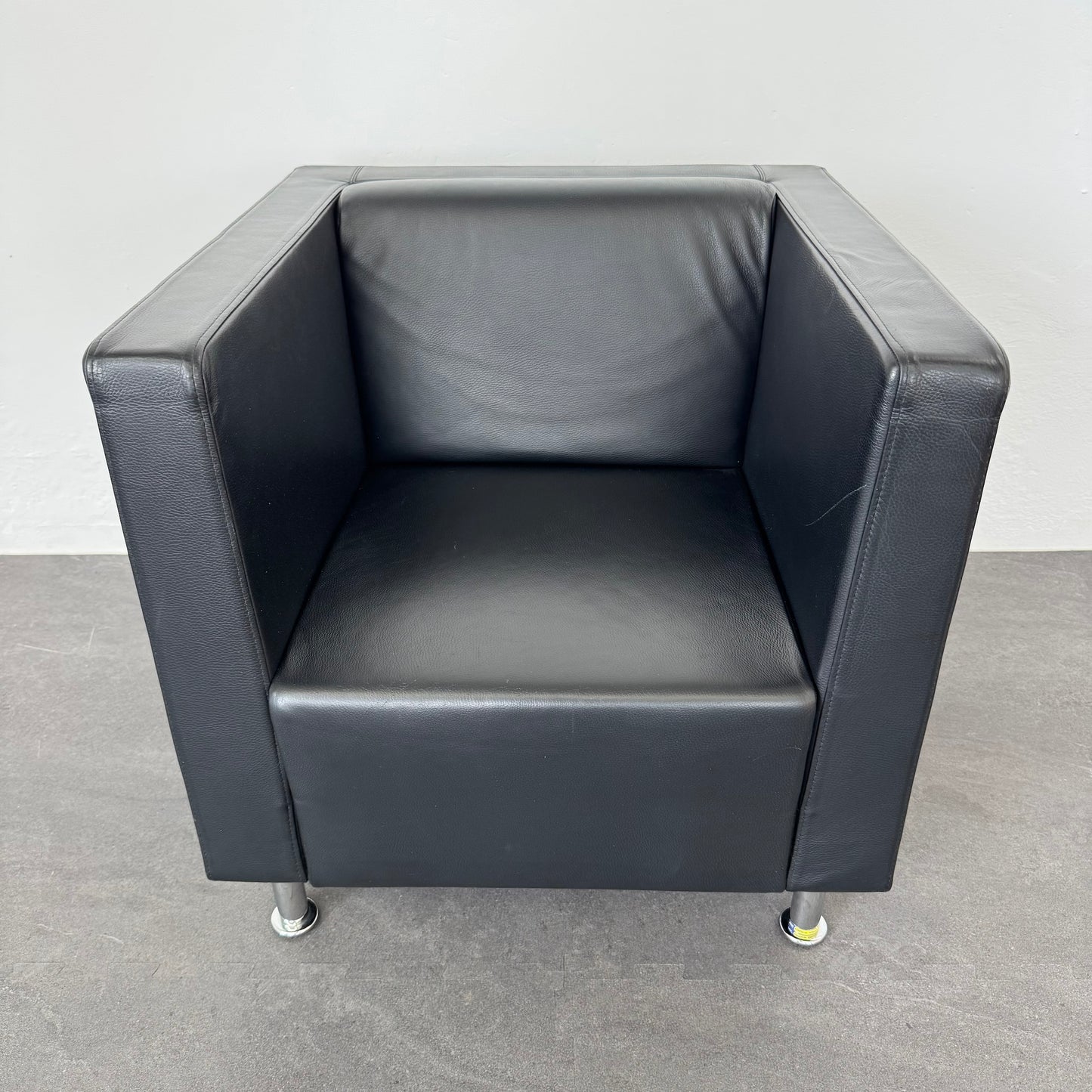 Dietiker Cubus Lounge S Sessel Leder Schwarz