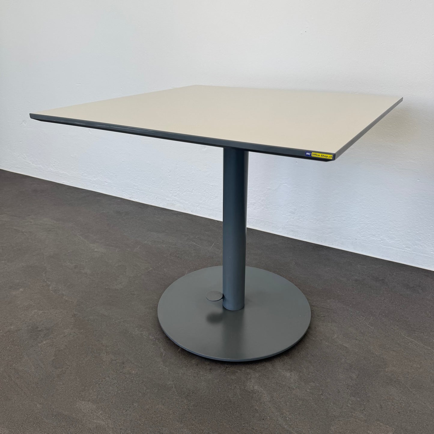 Lista Office Choice Sitz-Steh-Besprechungstisch Ansicht seitlich - 6038113