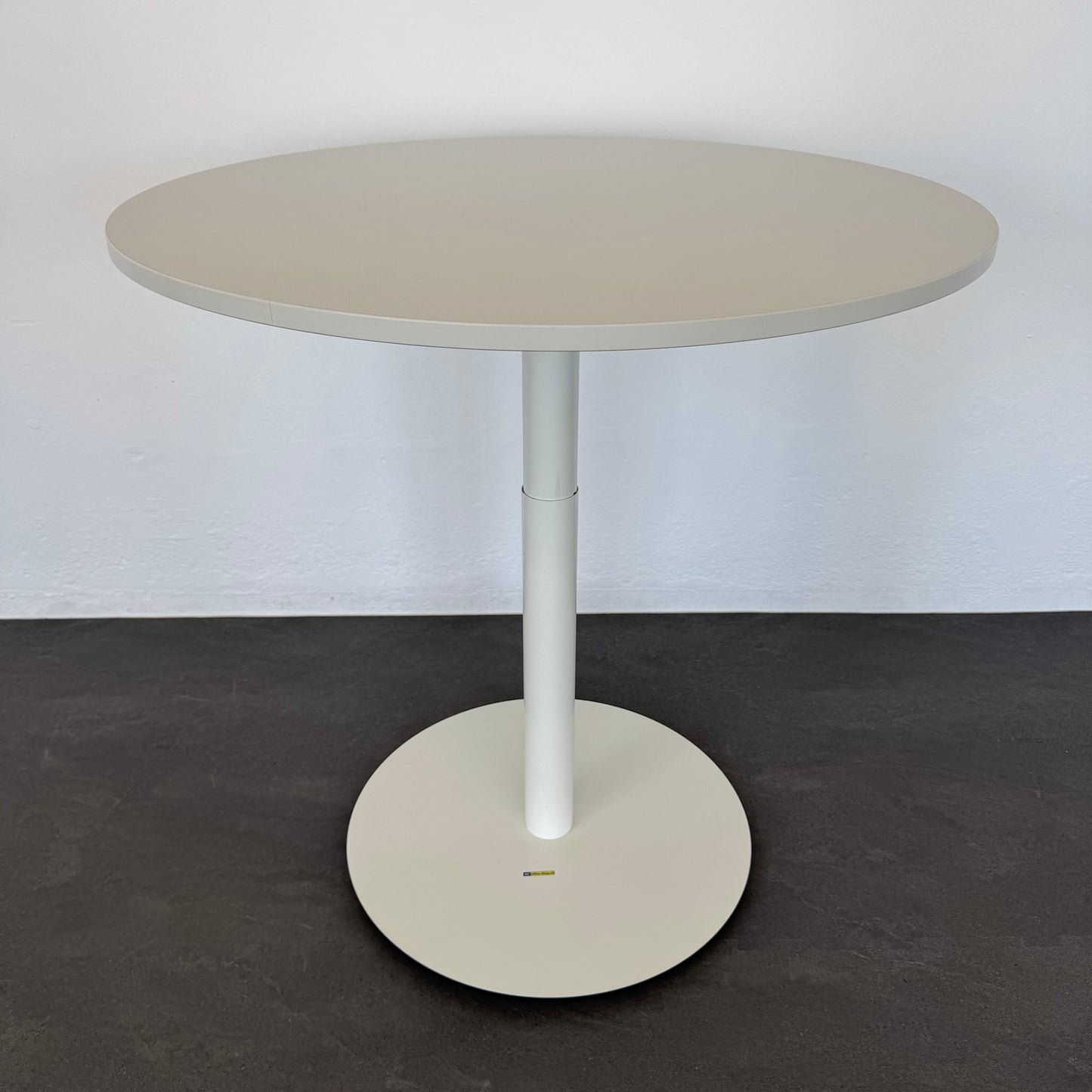 Lista Office Choice Sitz-Steh-Besprechungstisch Tischplatte weiss