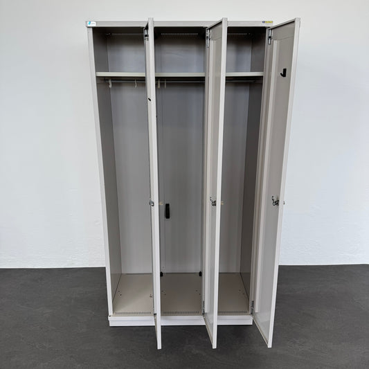 Lista Classic Garderobenschrank mit allen Abteilen offen