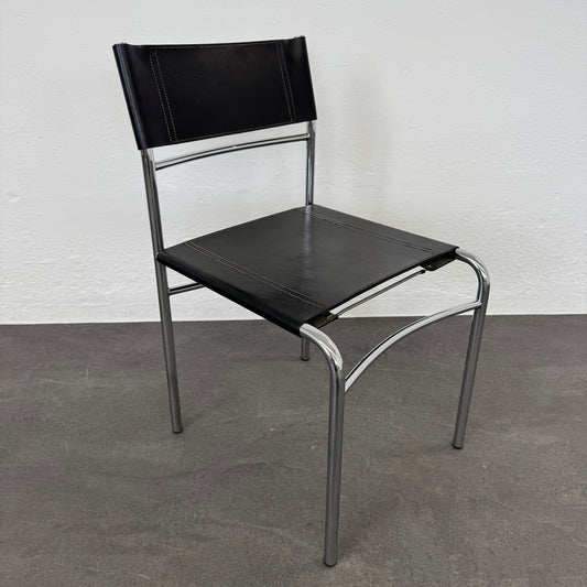 Top Design Vintage Base Bistrostuhl ohne Armlehnen