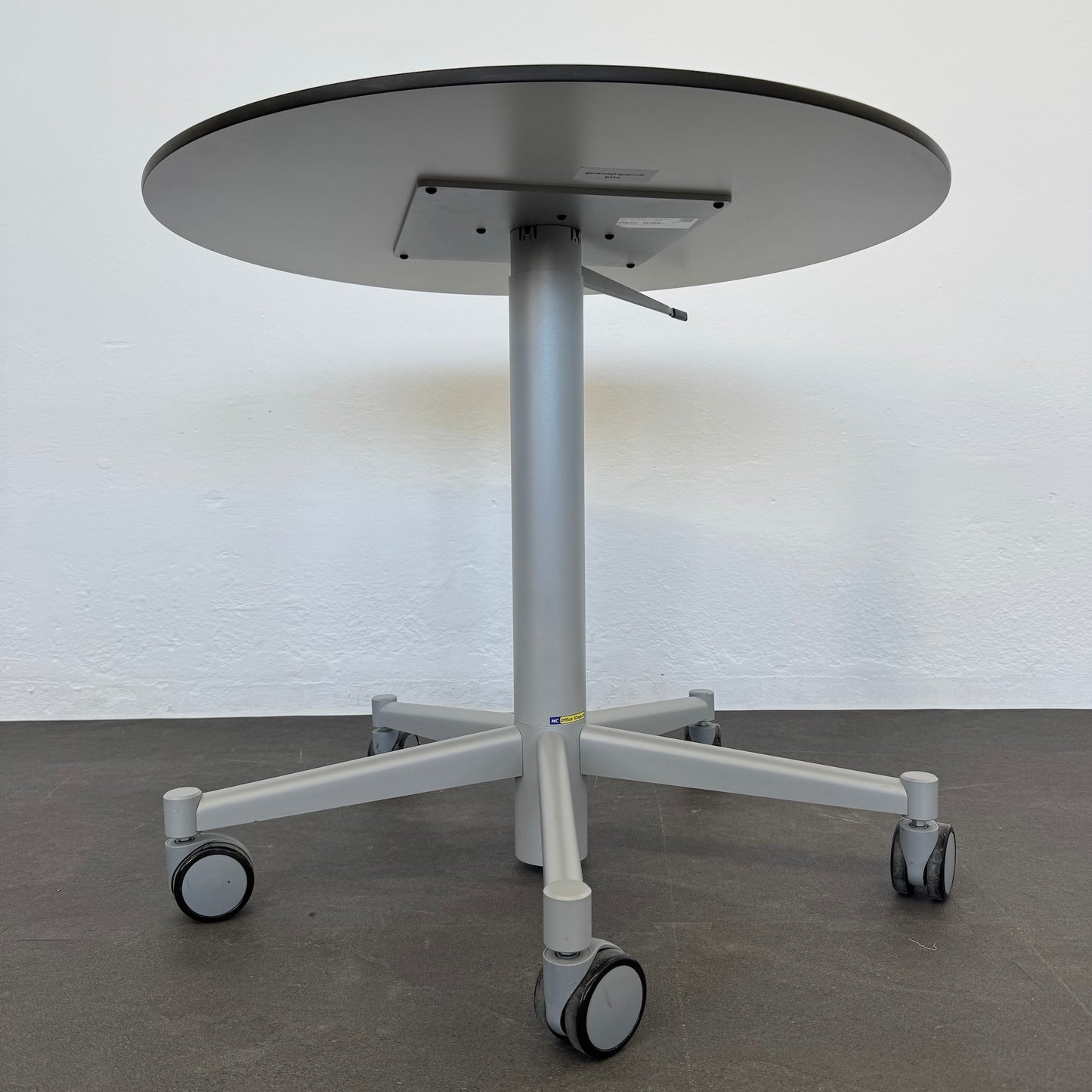 Lista Office Choice Sitz-Steh-Besprechungstisch Ansicht von unten