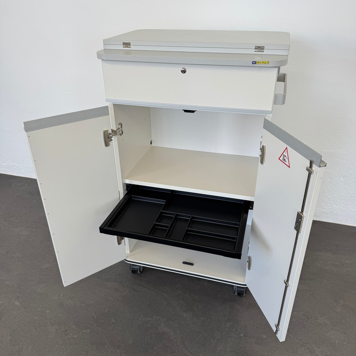 Haworth New City Maxi Caddy mit Frontüre offen