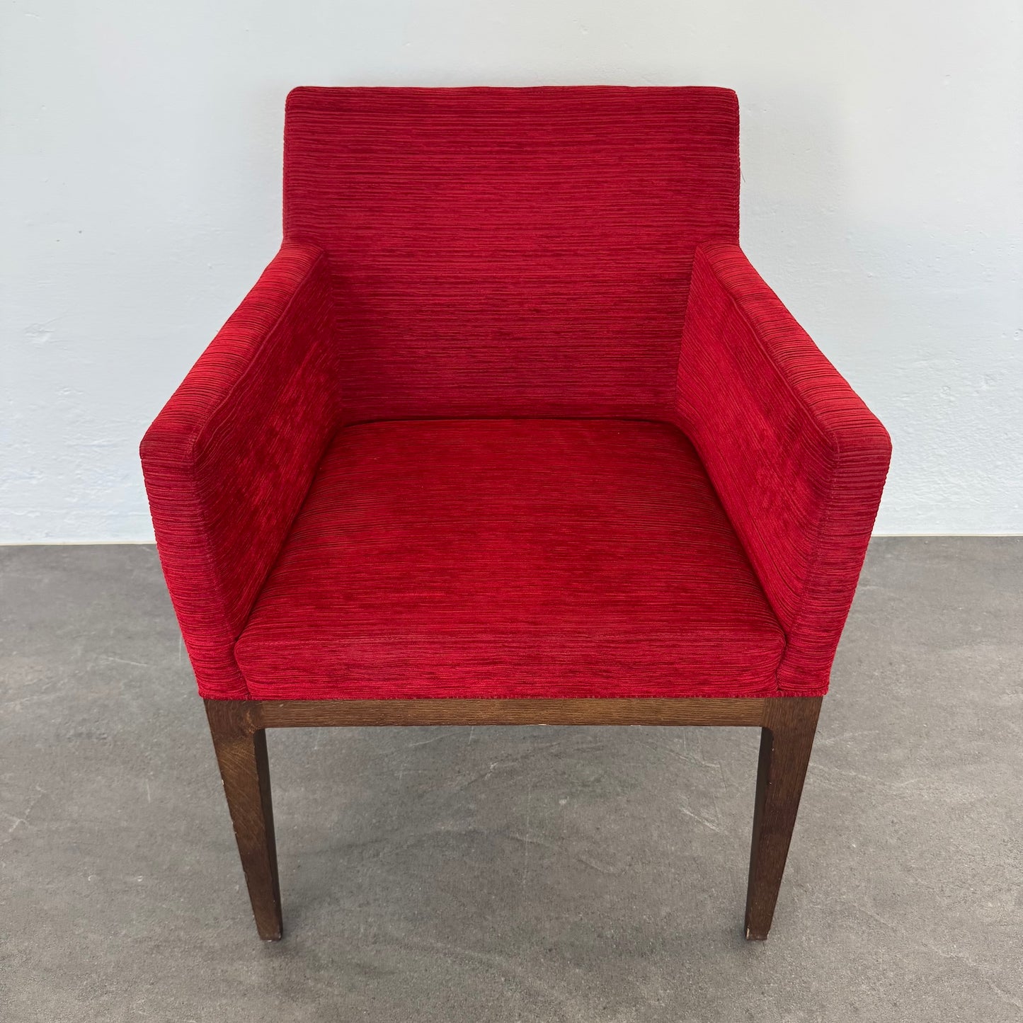 Accademia Eleganto Lounge-Sessel mit Stoffbezug Rot gemustert