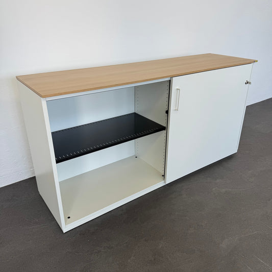 König + Neurath ACTA Classic Schiebetür-Aktenschrank für 2 Ordner-Reihen