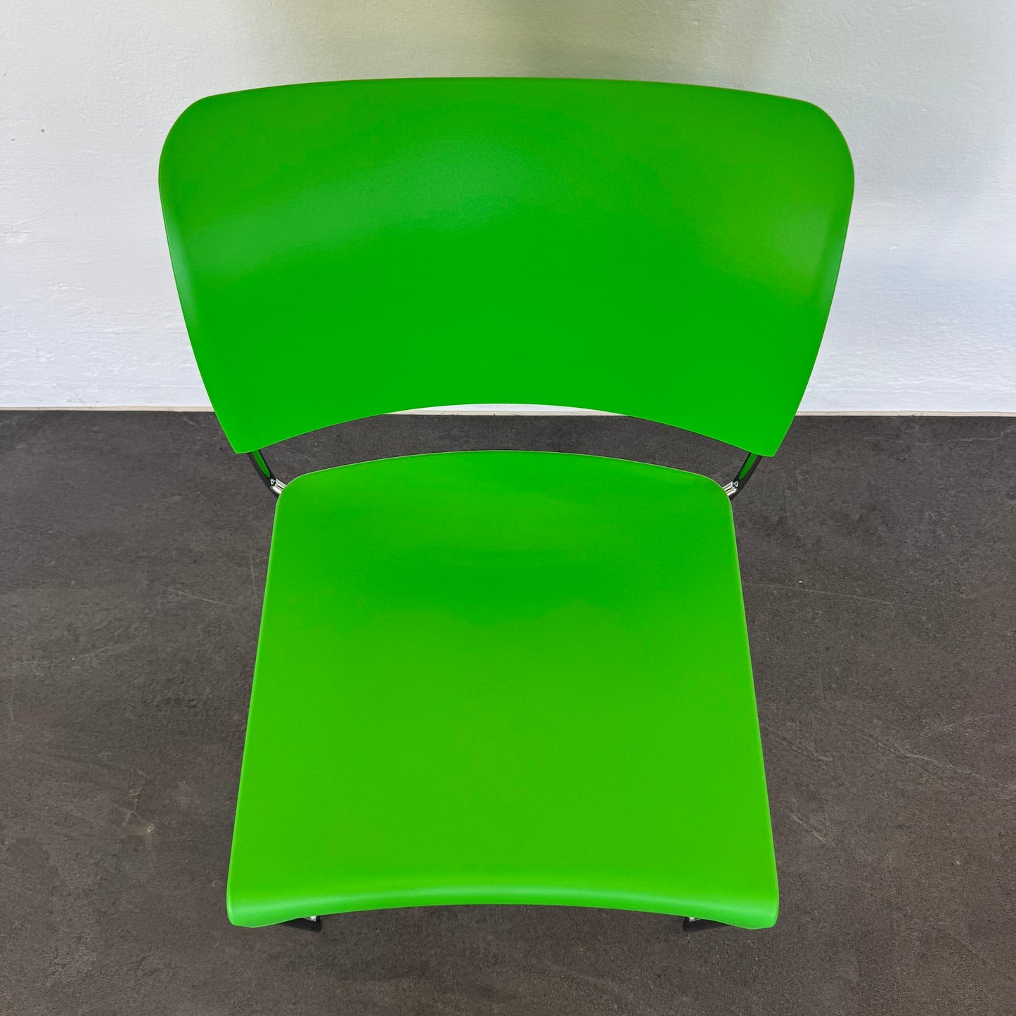 Vitra SIM Stapelstuhl Ansicht von oben