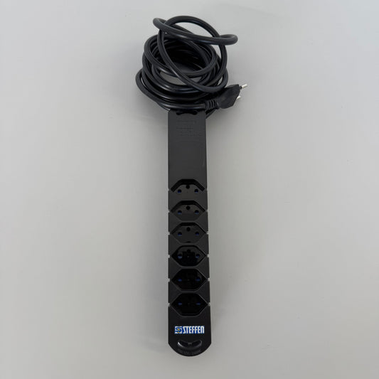 Steffen Steba Variabl Mehrfachstecker Magnetisch mit 6 Stromanschlüssen