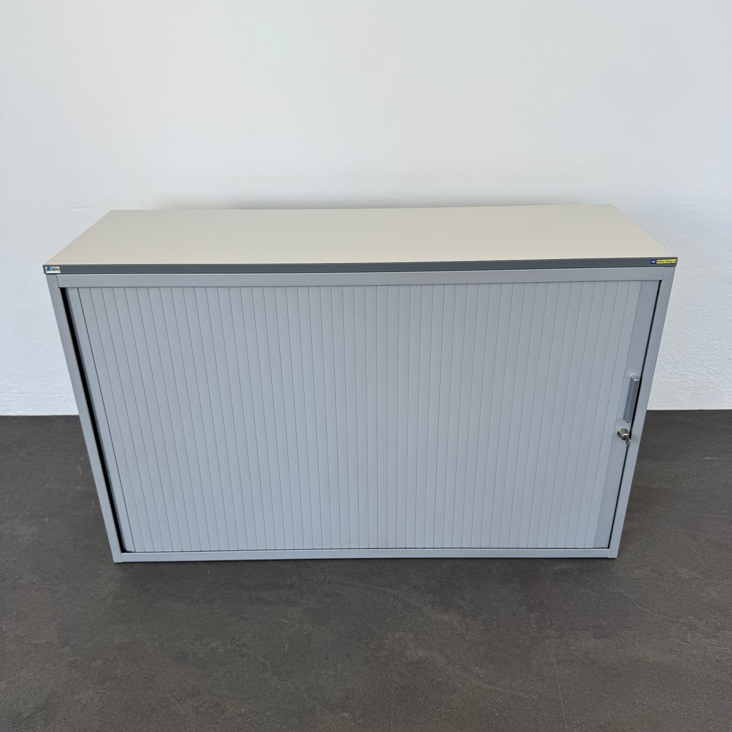 Lista Office Storage Lateralschrank Metall Silbergrau