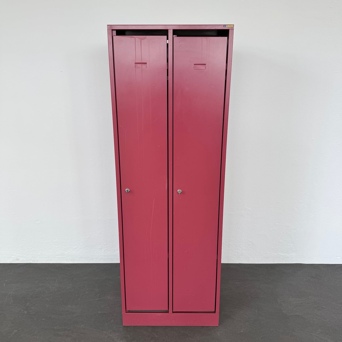 Lista Classic Garderobenschrank aus Metall Altrosa