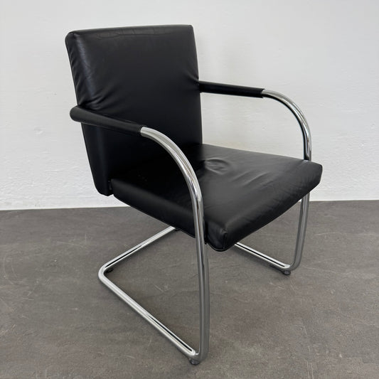 Vitra Visasoft Freischwinger mit Gestell Metall Chrom glanz