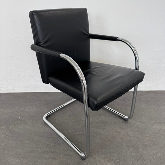 Vitra Visasoft Freischwinger mit Gestell Metall Chrom glanz