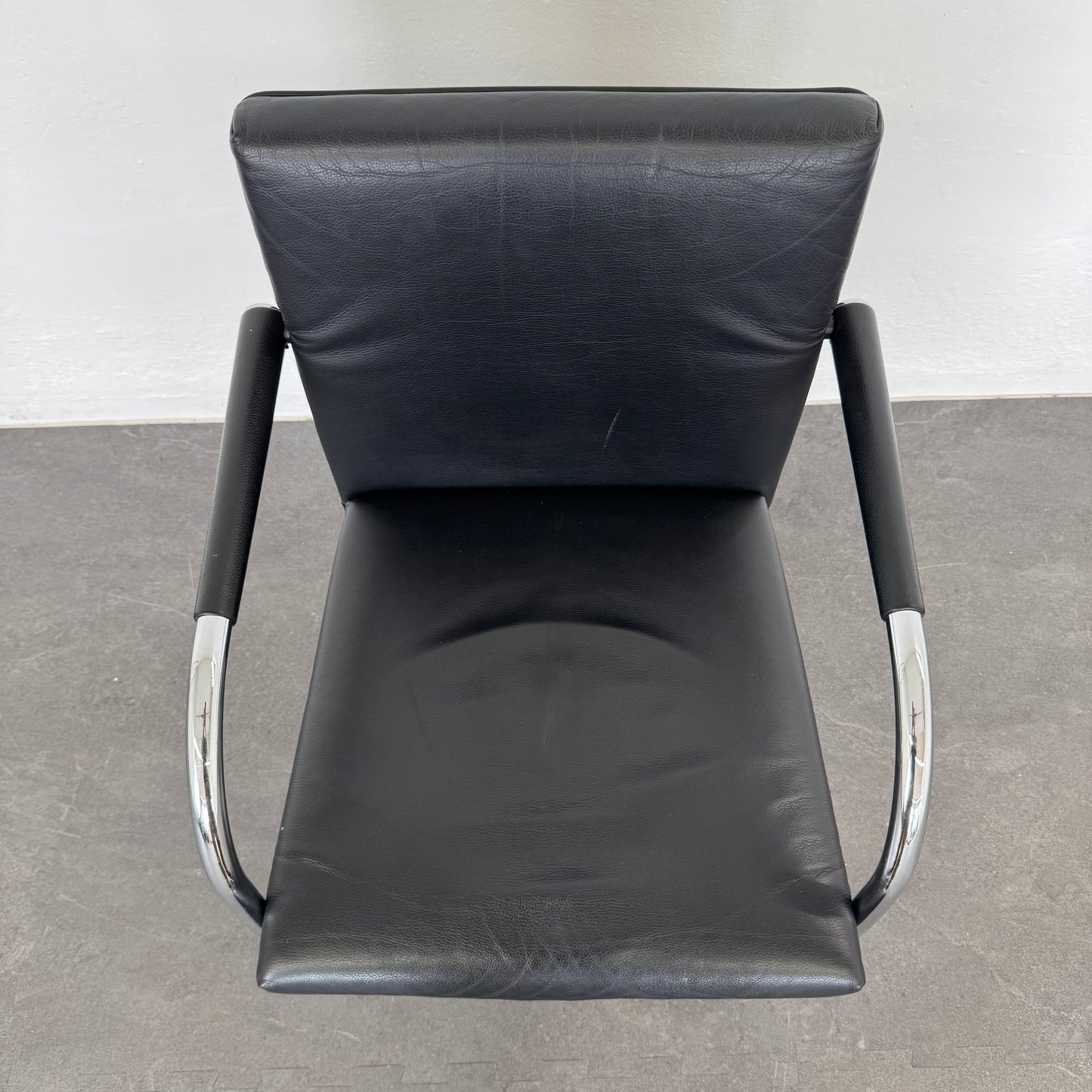 Vitra Visasoft Freischwinger Ansicht von oben