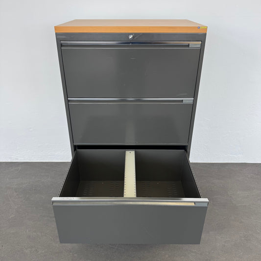 Vidmar Classic Hängeregisterschrank mittlerer Auszug offen