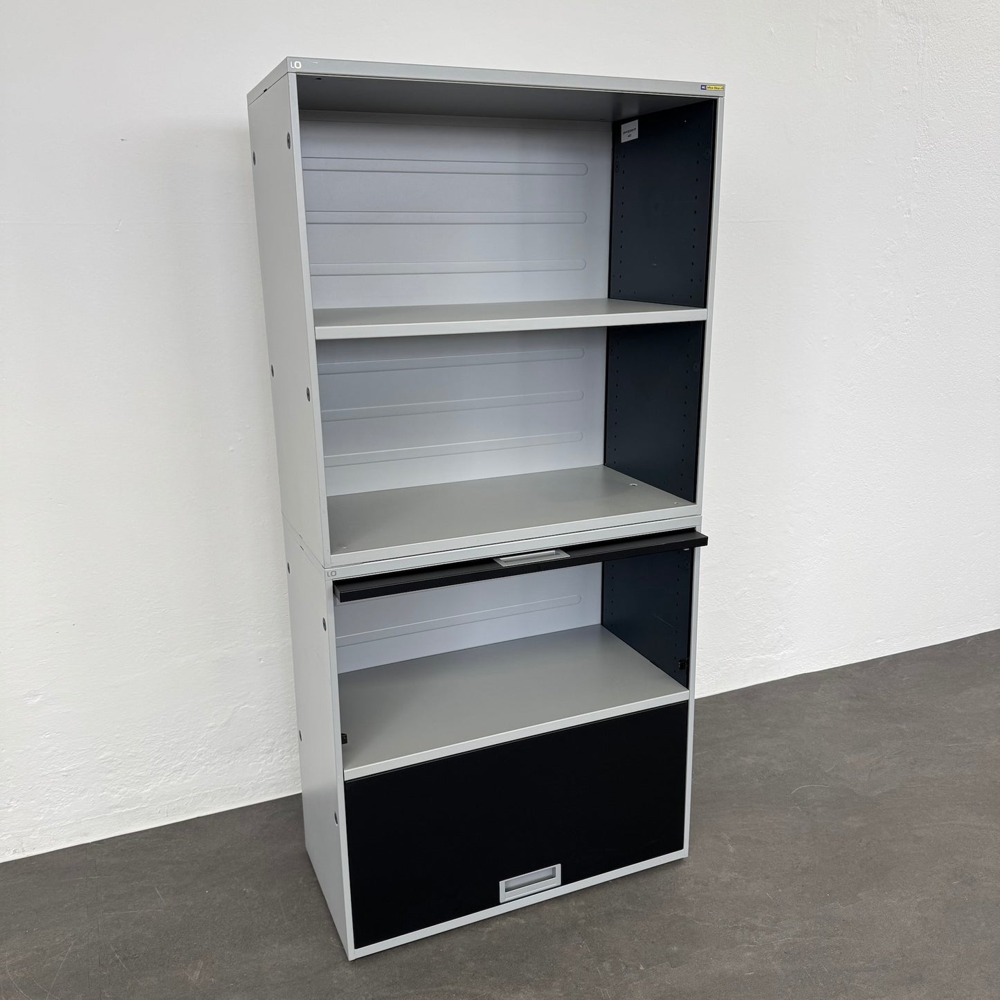 Lista Office Qub Modul-Kombination Klappe mitte offen