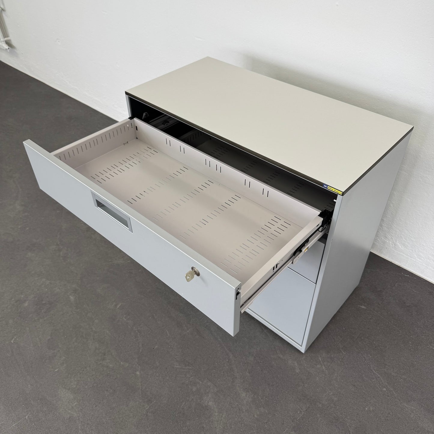 Lista Office Qub Modul-Kombination mit Schublade oben offen