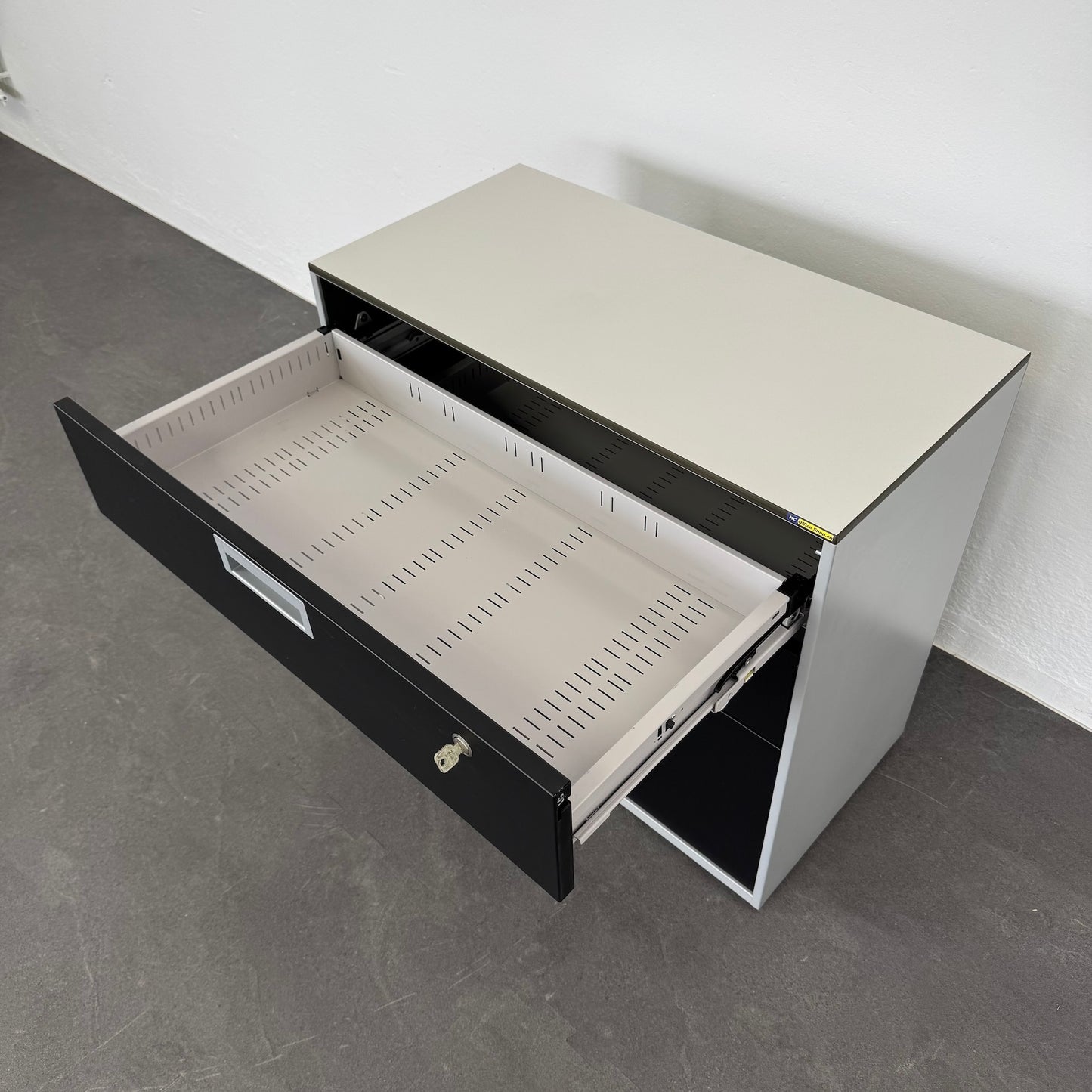 Lista Office Qub Modul-Kombination mit Schublade oben offen