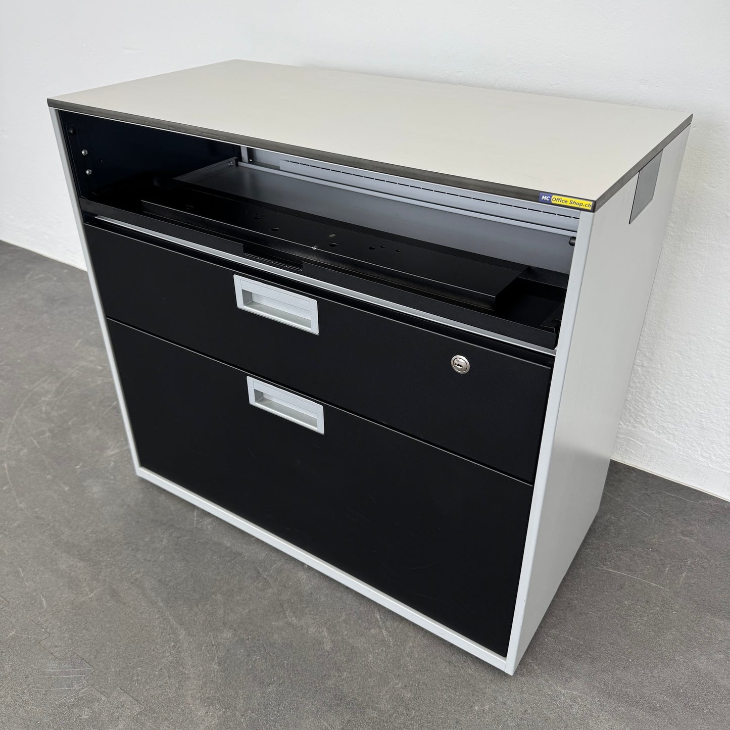 Lista Office Qub Modul-Kombination mit Ablage offen