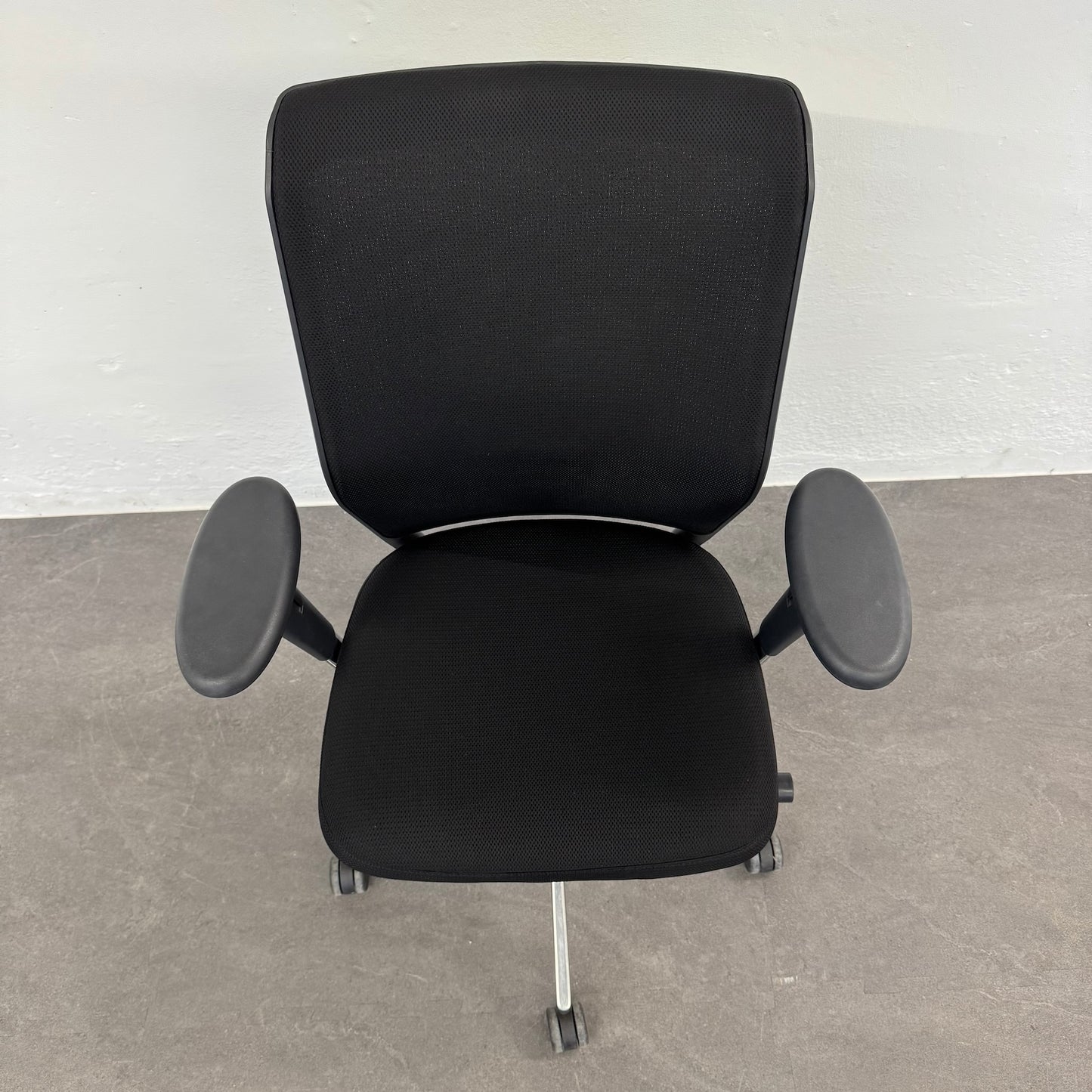 Vitra ID Mesh Bürodrehstuhl Ansicht von oben