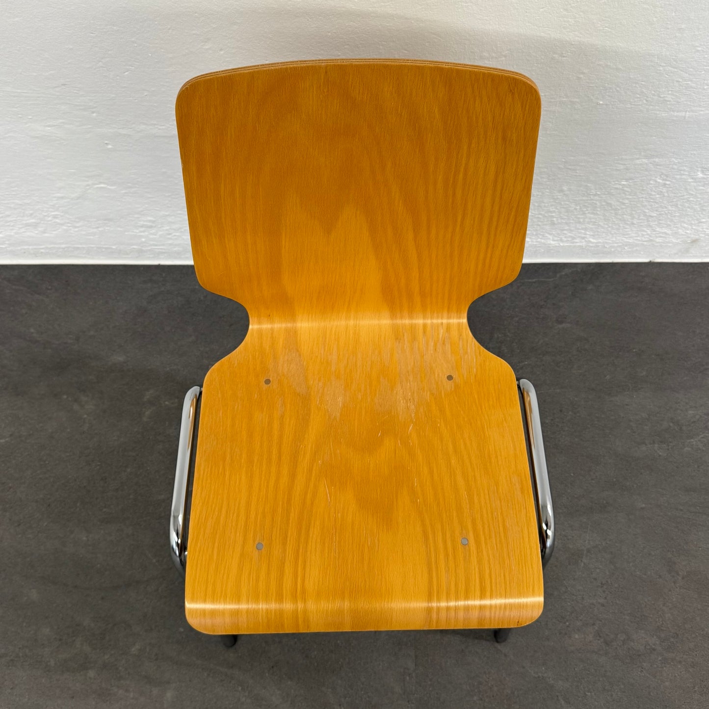 Office Design Vintage Form Stuhl Ansicht von oben