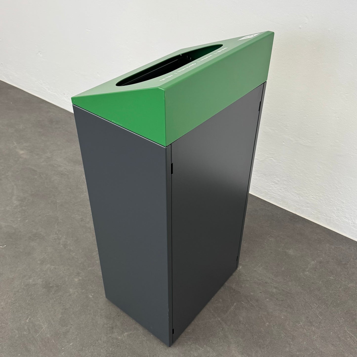Office Tool Handman Sammelbehälter für Abfall Ansicht von hinten - 6038946