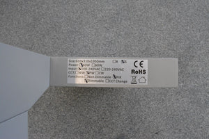 MC MyLight LED Maye F-S Indirekt-/Direktleuchte mit Sensor - Aluminium - RAL 9006 Weissaluminium
