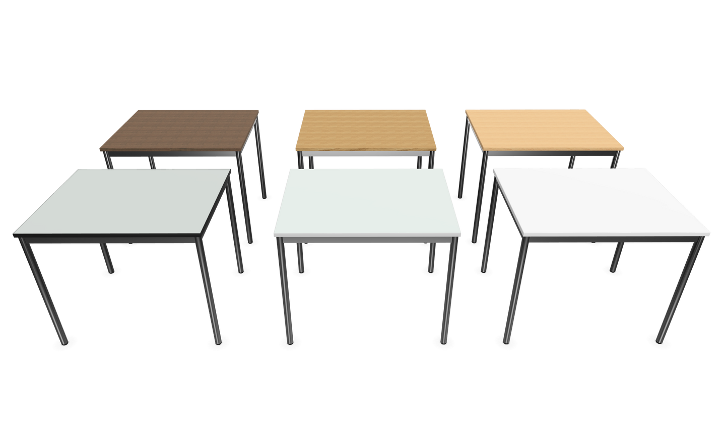 Dietiker Atos I Besprechungstisch - HPL Platte - Silver Grey