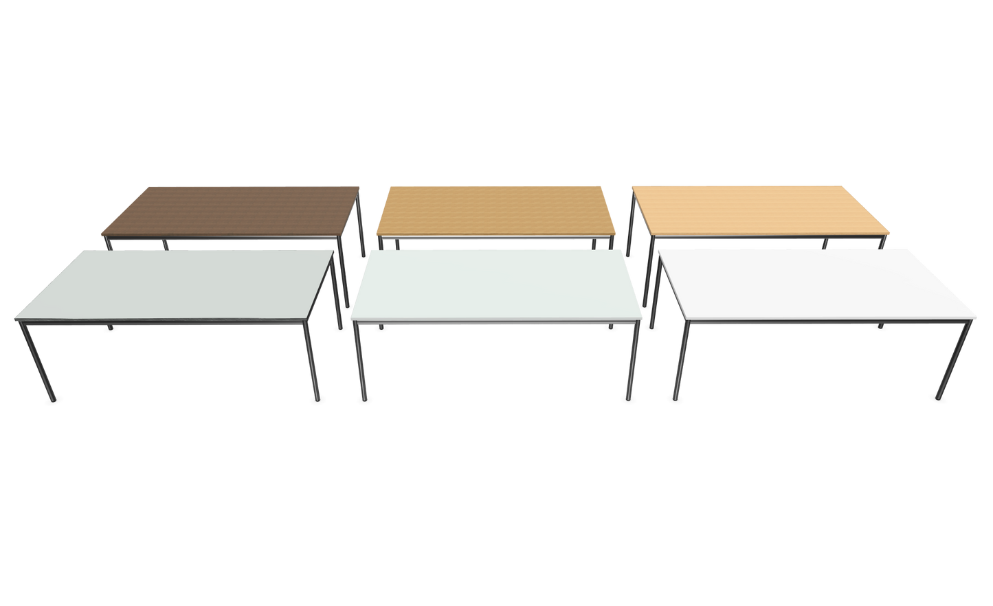 Dietiker Atos I Besprechungstisch - HPL Platte - Pearl White