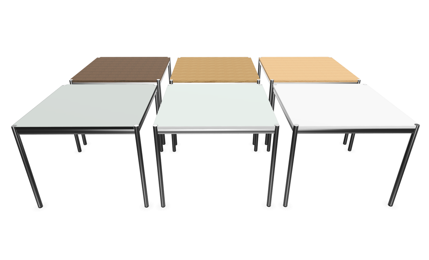 Dietiker Atos II Besprechungstisch - HPL Platte - Silver Grey