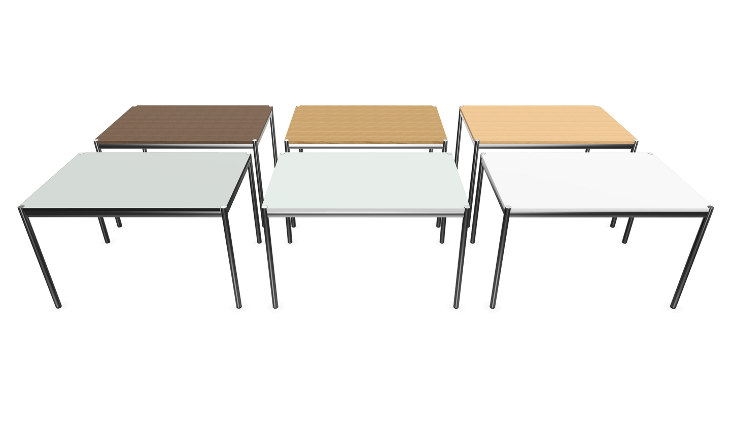 Dietiker Atos II Besprechungstisch - HPL Platte - Silver Grey