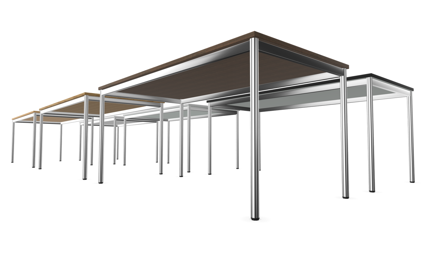 Dietiker Atos I Besprechungstisch - HPL Platte - Yorkshire Oak