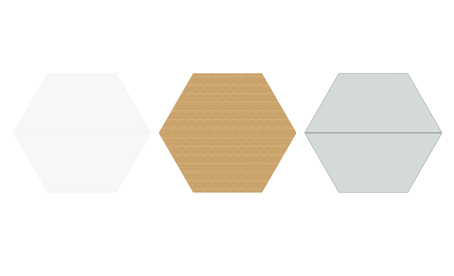 Dietiker Atos II Besprechungstisch Trapez - HPL Platte - Pearl White