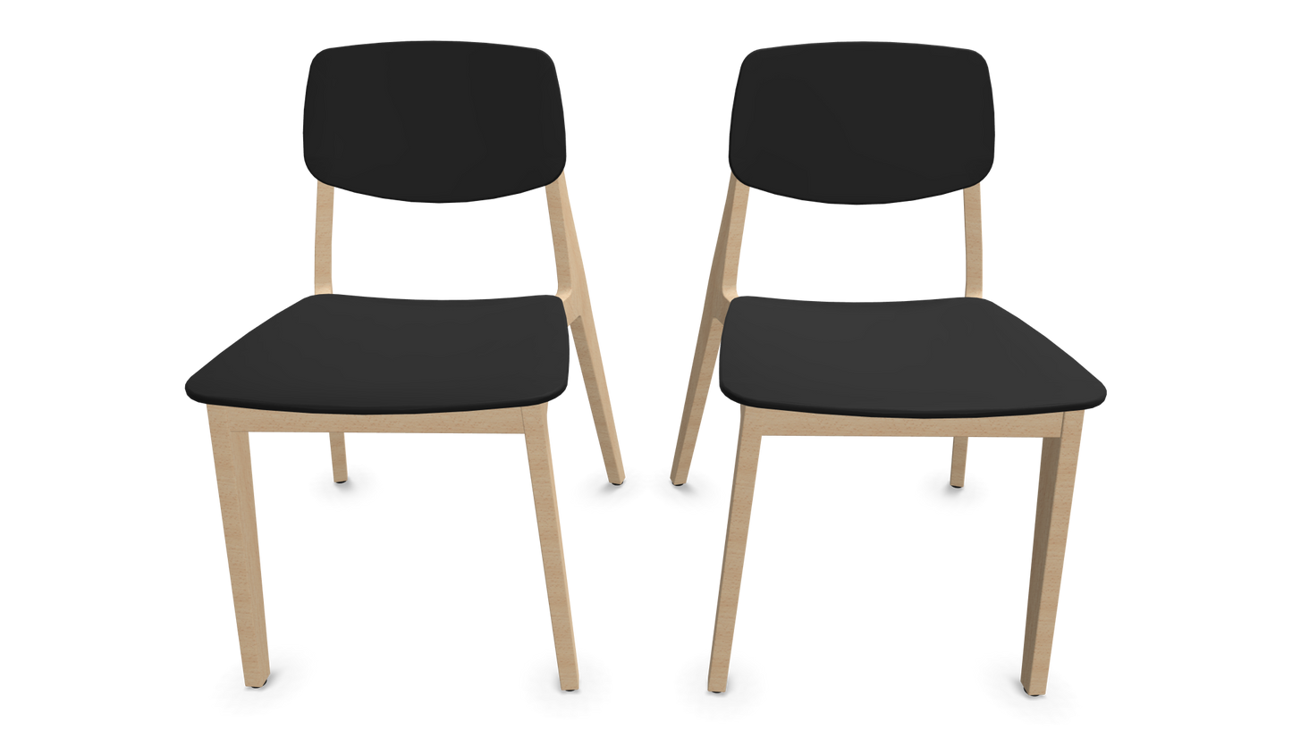 Dietiker Felber C14 Stuhl - Holz verleimt und geformt - D 316 Buche schwarz