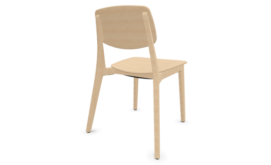 Dietiker Felber C14 Stuhl - Holz verleimt und geformt - Buche natur lackiert