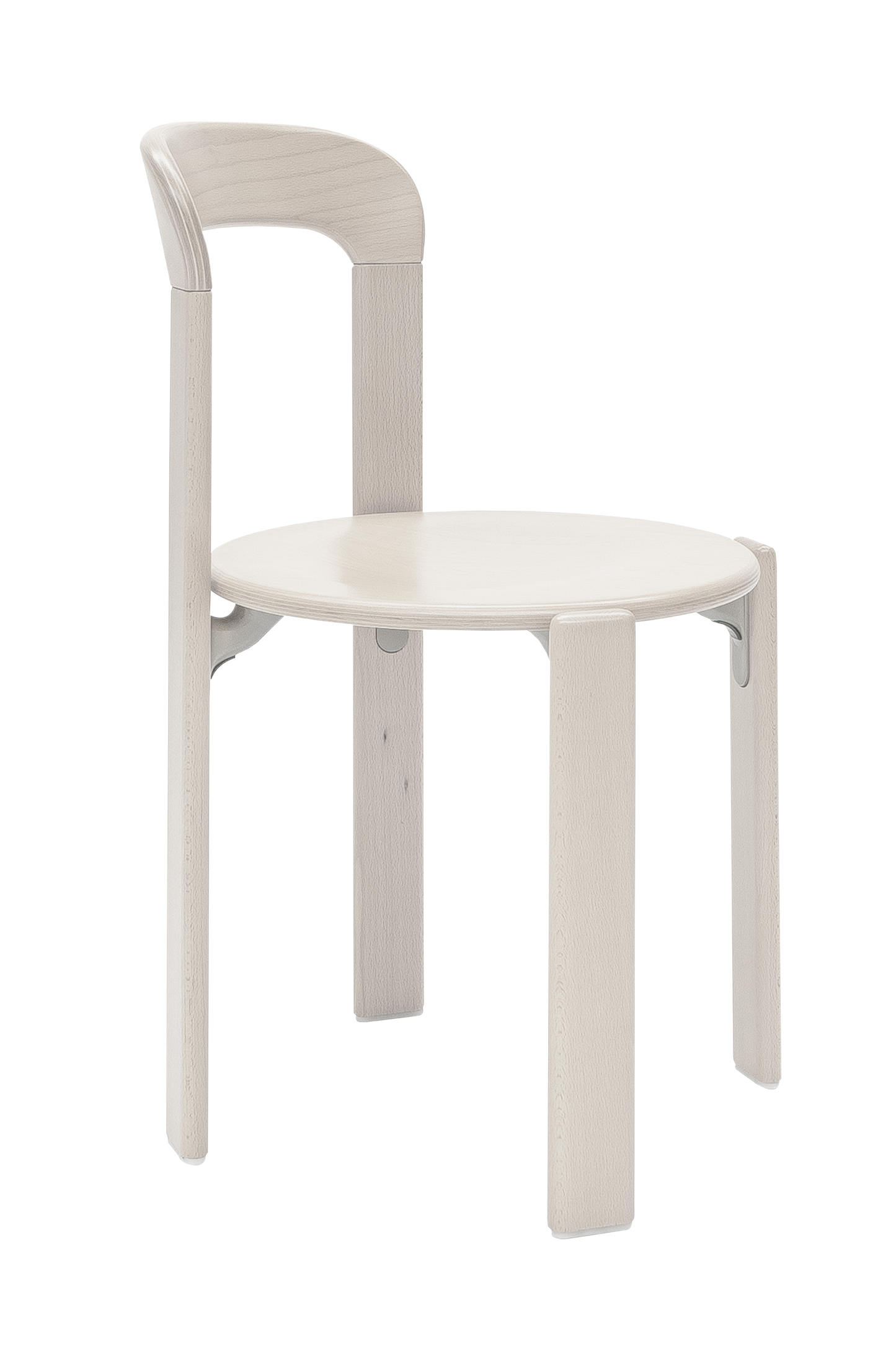 Dietiker Rey Stuhl - Holz verleimt und geformt - D 314 weiss