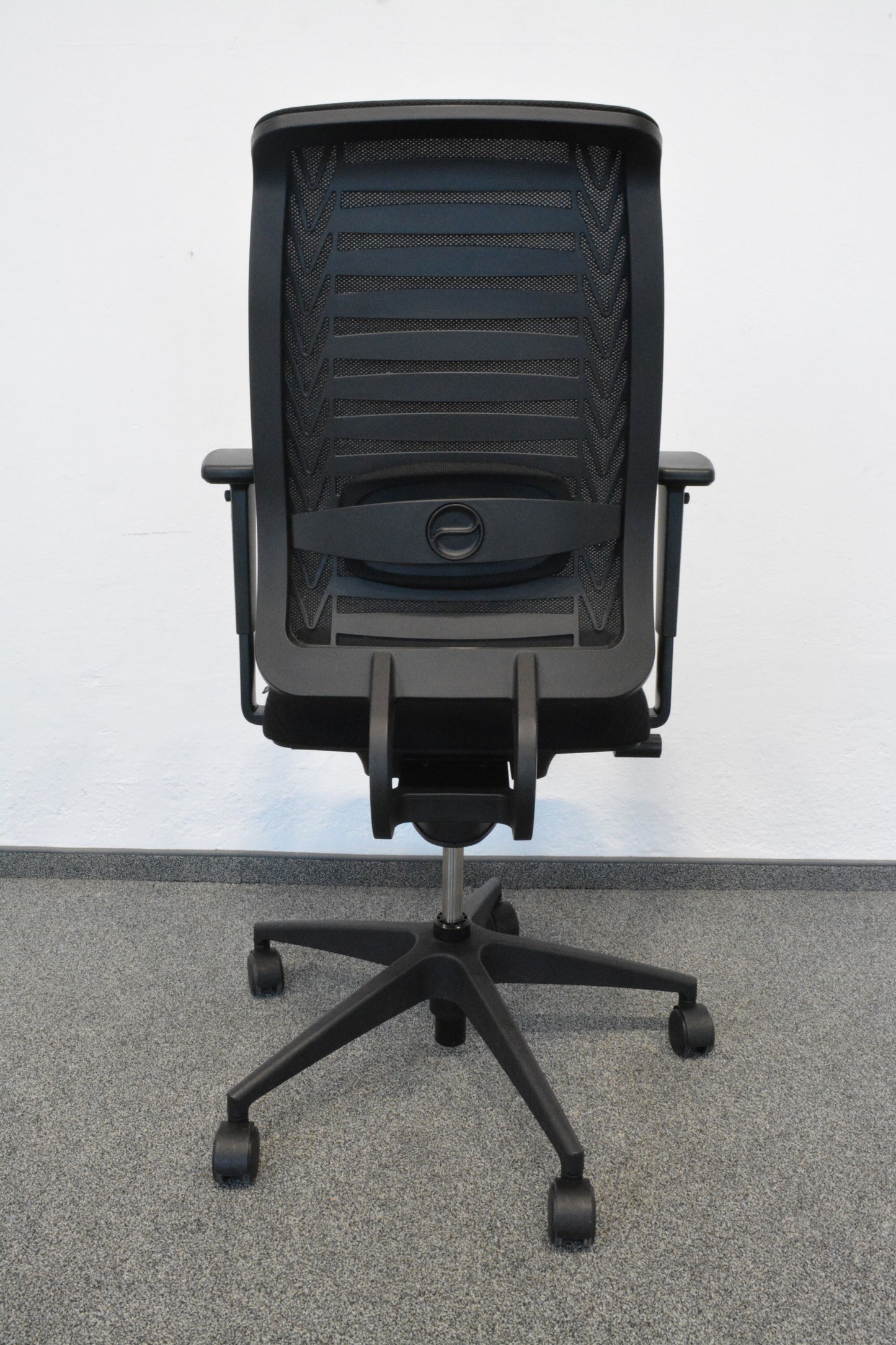 Girsberger Girsberger Reflex Bürodrehstuhl mit Armlehnen - Stoff - Schwarz