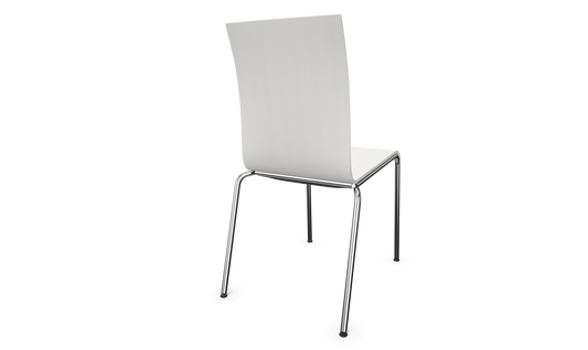 Dietiker Poro - Holz verleimt und geformt - D 314 weiss