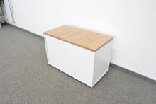 Laden Sie das Bild in den Galerie-Viewer, Haworth Mobile Storage Roll-Korpus mit 4 Schubladen mit Schlüssel - Spanplatte - Weiss