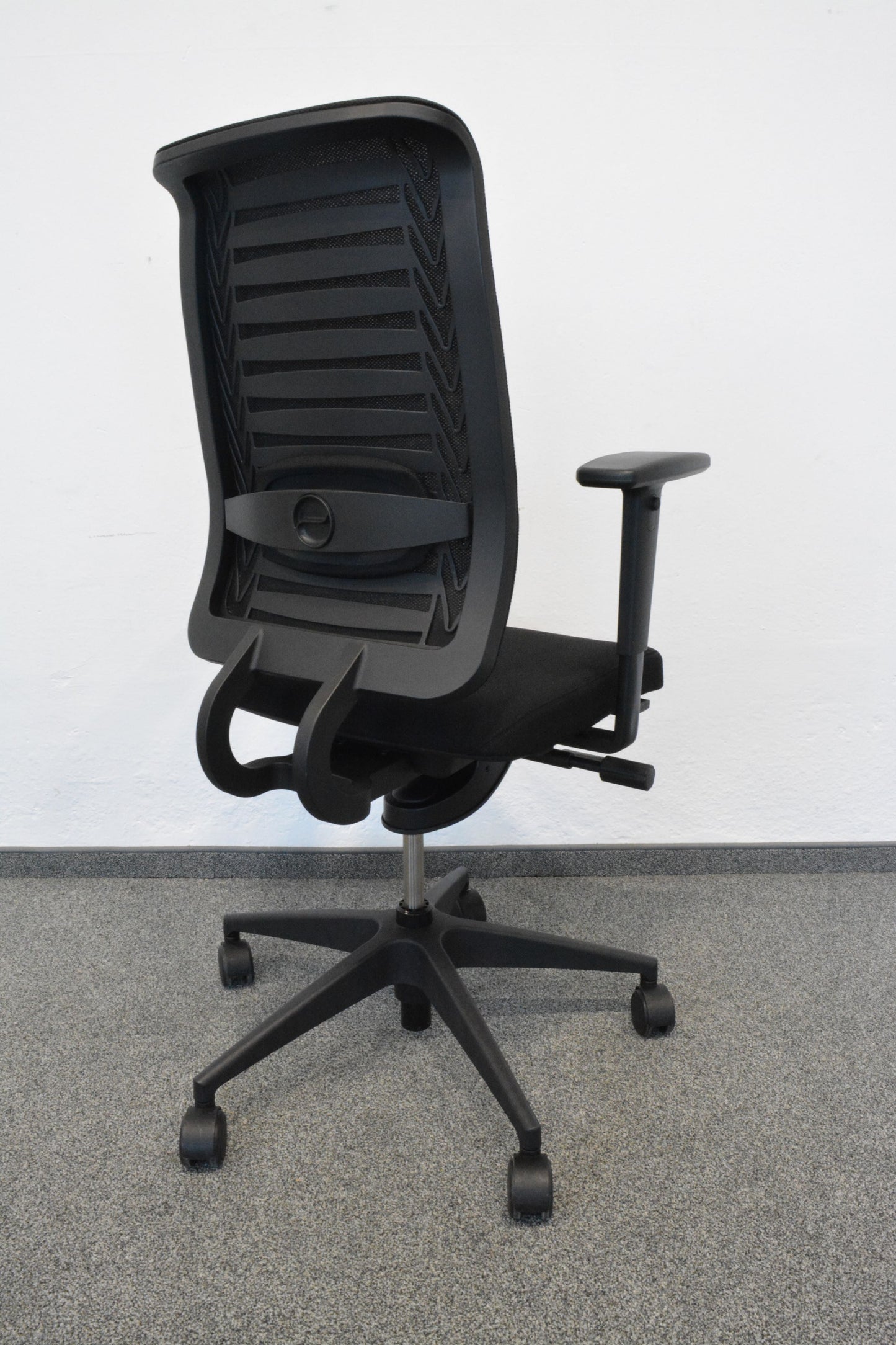 Girsberger Girsberger Reflex Bürodrehstuhl mit Armlehnen - Stoff - Schwarz