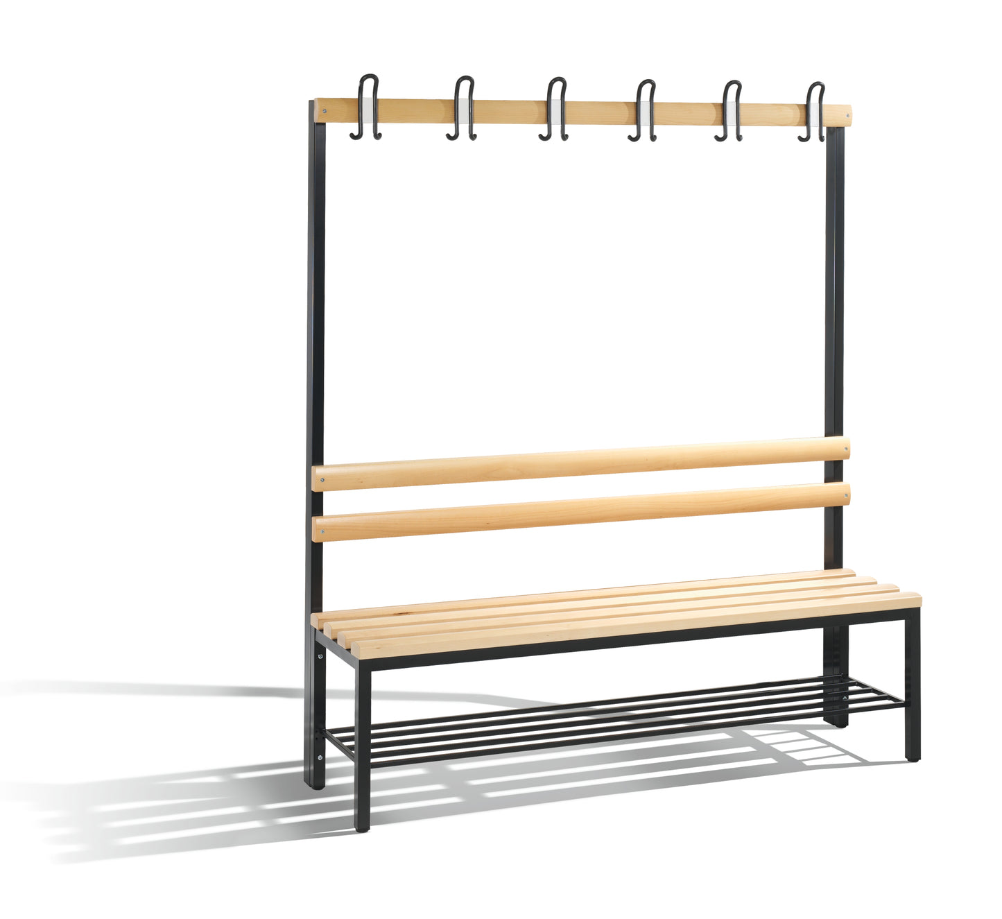 C+P Garderobenbank einseitig Basic, H1650xB1500xT