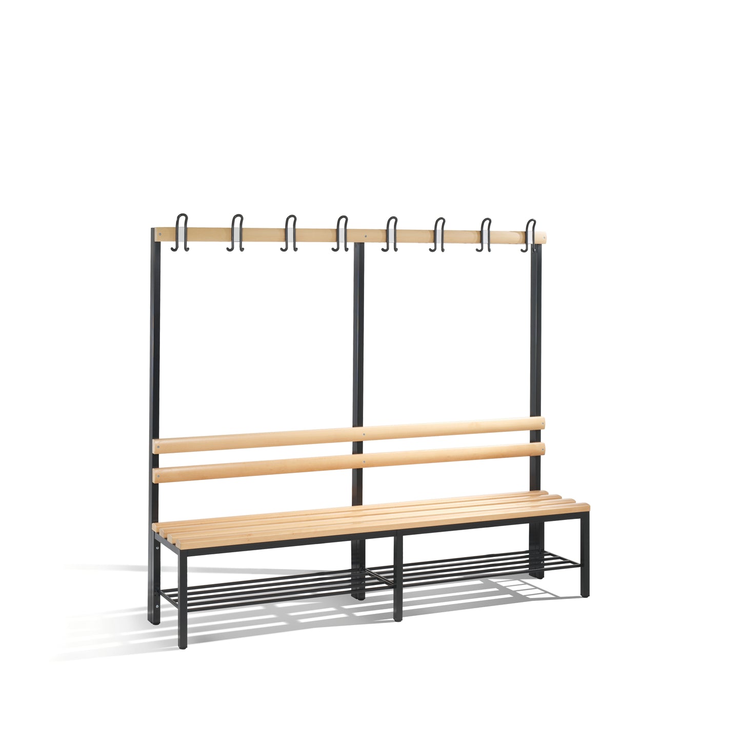 C+P Garderobenbank einseitig Basic, H1650xB1960xT