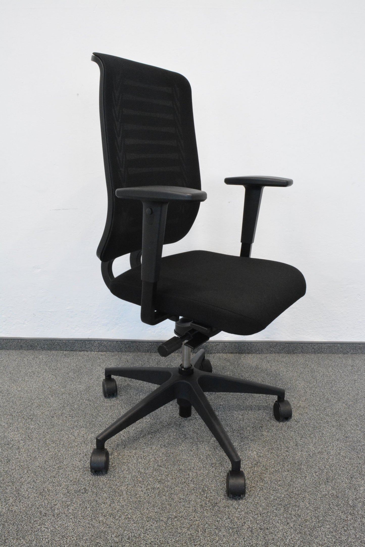 Girsberger Girsberger Reflex Bürodrehstuhl mit Armlehnen - Stoff - Schwarz