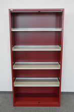 Laden Sie das Bild in den Galerie-Viewer, Lista Office Storage Regal für 5 Ordner-Reihen 997mm breit - Metall - Bordeaux
