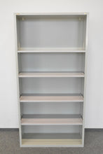 Laden Sie das Bild in den Galerie-Viewer, Lista Office Storage Regal für 5 Ordner-Reihen 1000mm breit - Metall - Graubeige