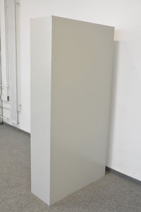 Lista Office Storage Regal für 5 Ordner-Reihen 1000mm breit - Metall - Graubeige