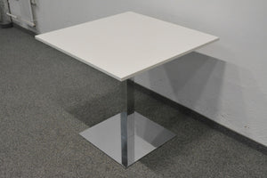 Ergodata Plain Desk Sitzungstisch fixe Höhe von 740mm - 800x800mm - Spanplatte - Lichtgrau