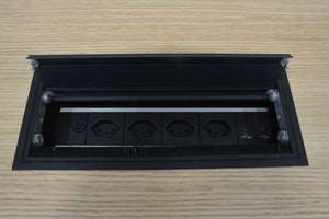 Haworth Connect Sitzungstisch fixe Höhe von 745mm - 2600x900mm - Spanplatte - Eichenfurnier