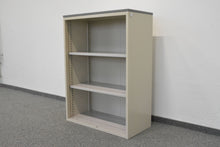 Laden Sie das Bild in den Galerie-Viewer, Lista Office Storage Regal für 3 Ordner-Reihen 800mm breit - Metall - Beige