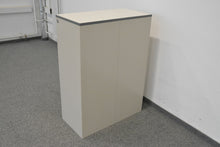Laden Sie das Bild in den Galerie-Viewer, Lista Office Storage Regal für 3 Ordner-Reihen 800mm breit - Metall - Beige